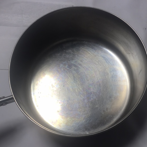 Vintage Revere Ware copper clad stainless 2 quart saucepan slide hang ri… - Picture 5 of 8